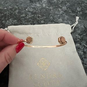 Kendra Scott Rose Gold Teddy Pinch Bracelet
